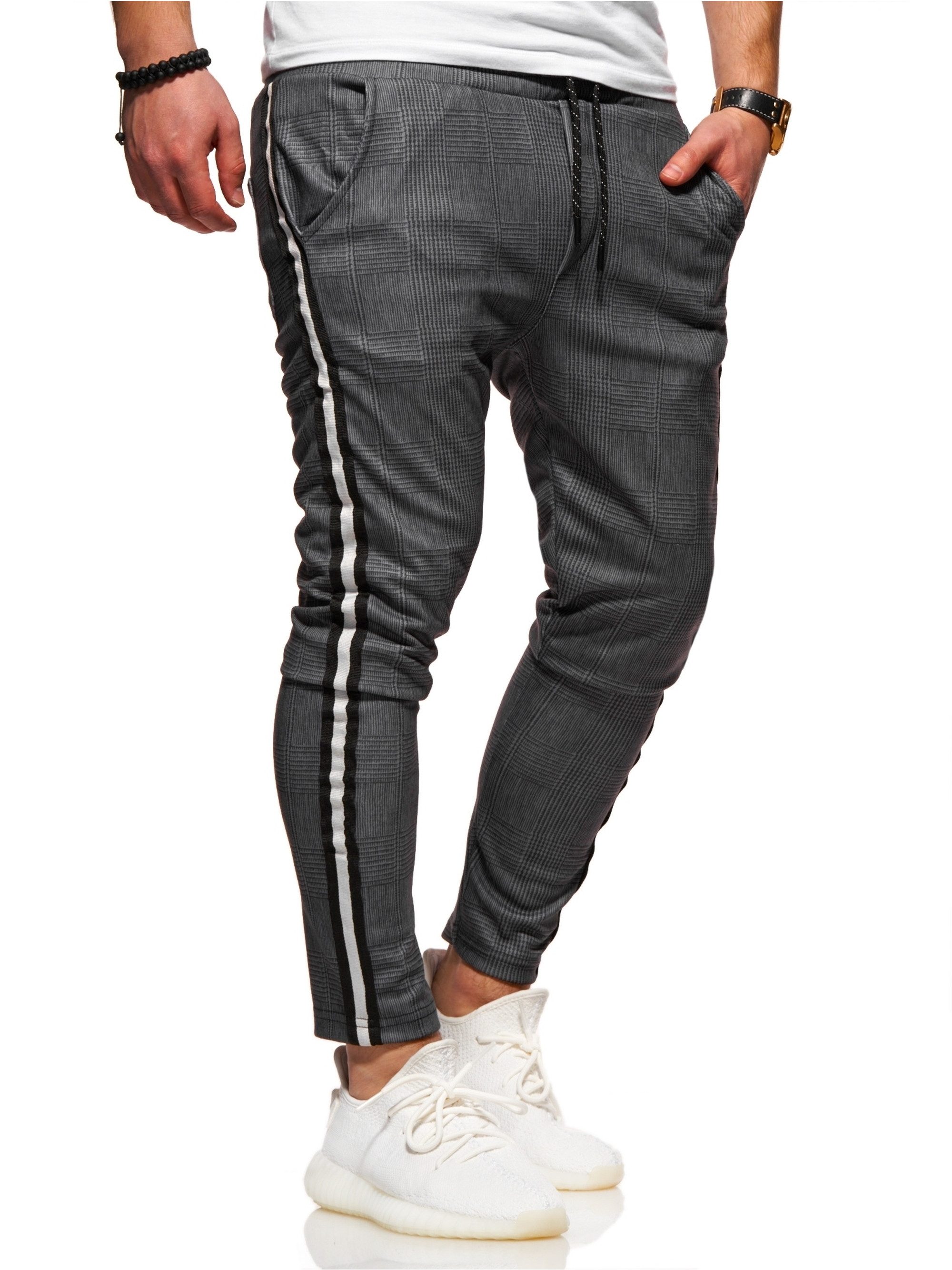 behype Sweathose MPTIMOTHEUS mit seitlichem Streifen