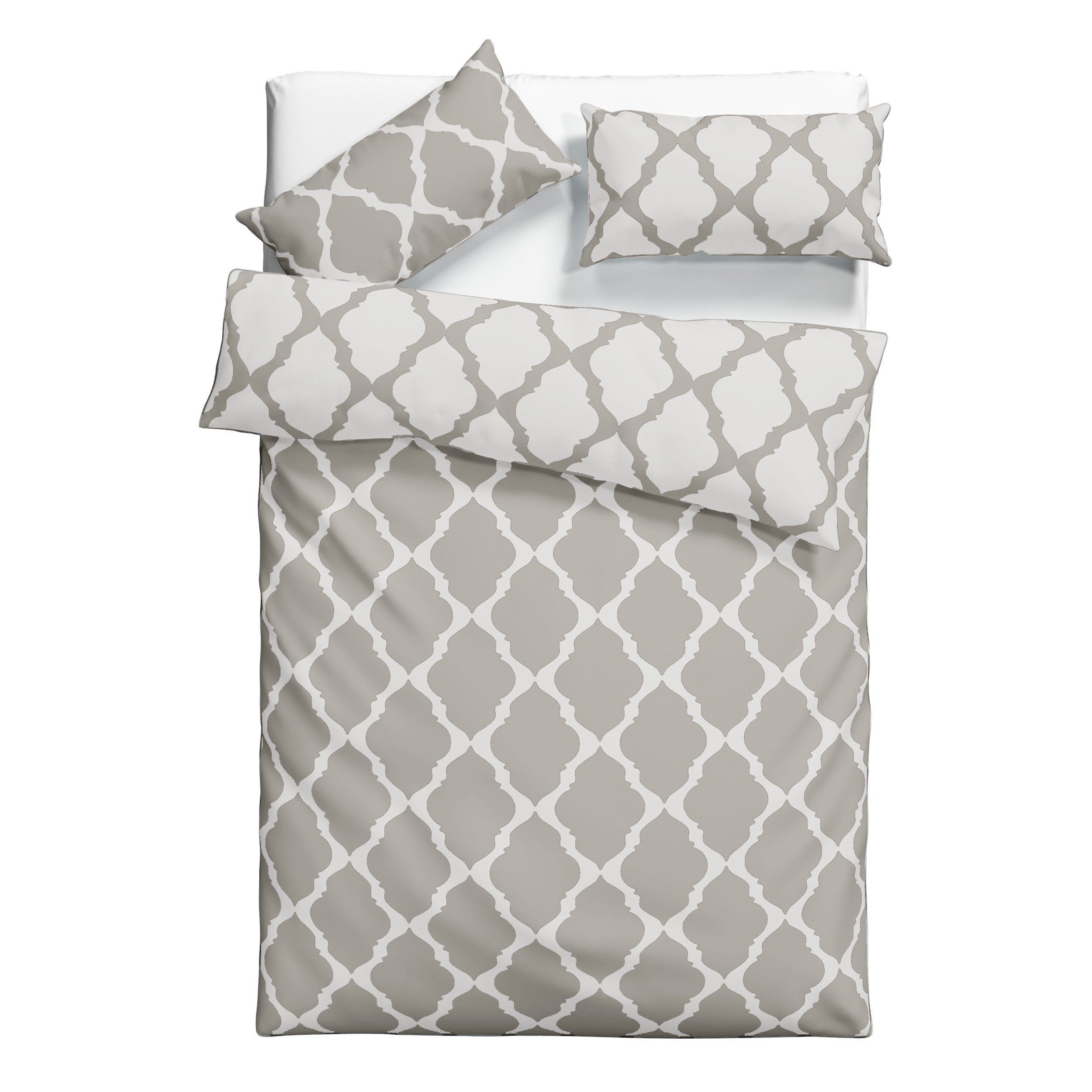 OTTO home Wendebettwäsche Alba in Gr. 135x200 oder 155x220 cm, Renforcé, 2 teilig, Bettwäsche mit Wendeoptik, in verschiedenen Qualitäten, Baumwolle