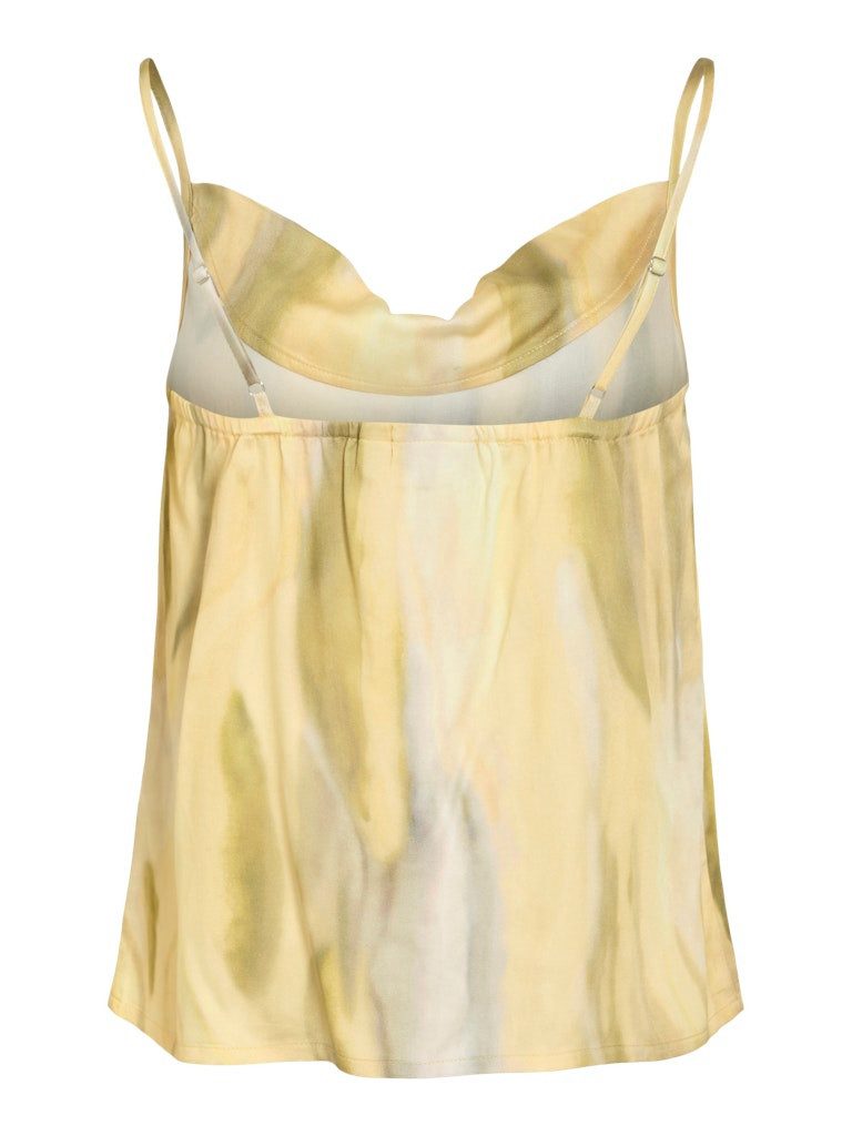 Vila Kurzarmbluse VIMURINA BAN SINGLET STRAP TOP Pale Banana/Ban