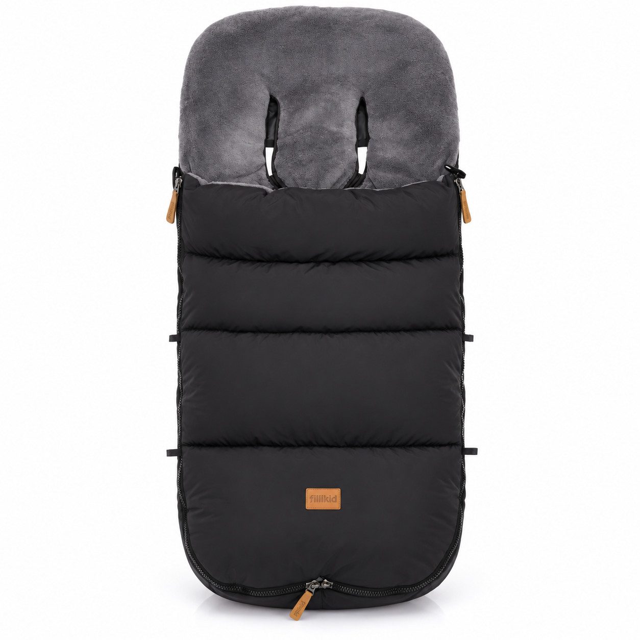Fillikid Fußsack Winterfußsack Kinley Exklusiv, warmer Winterfußsack waschbar mit Rundum Reißverschluss und