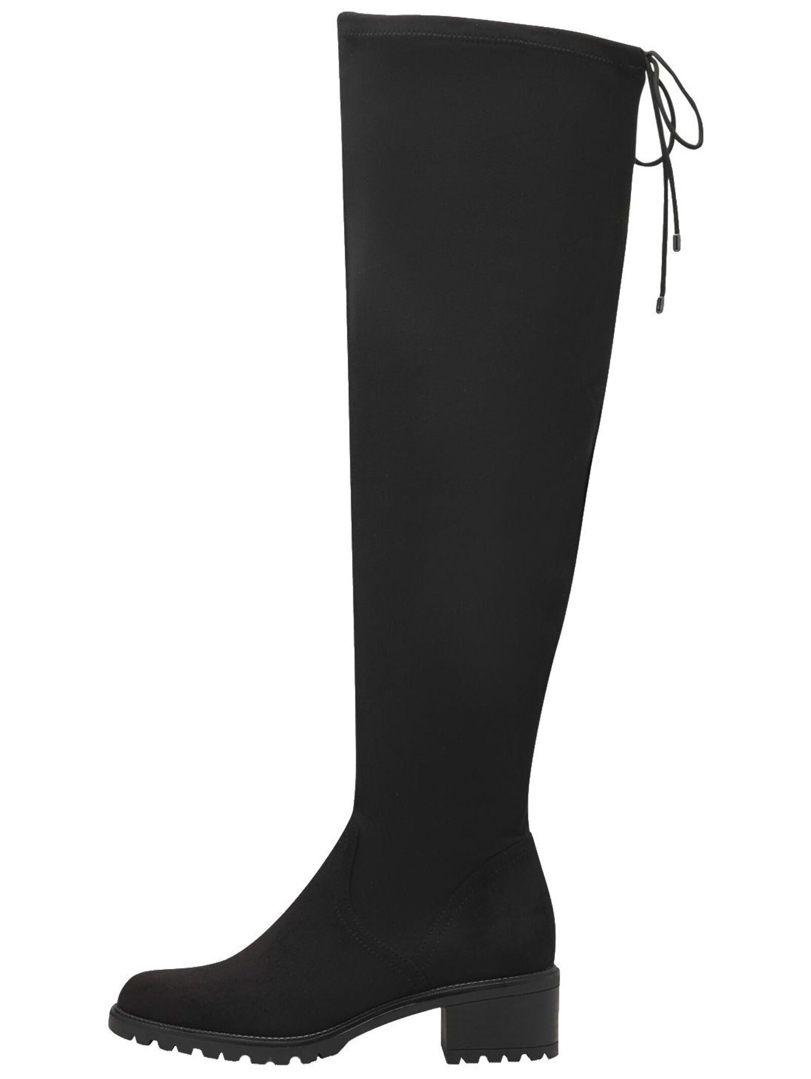 Tamaris Tamaris Stiefel Lederimitat/Textil Overkneestiefel