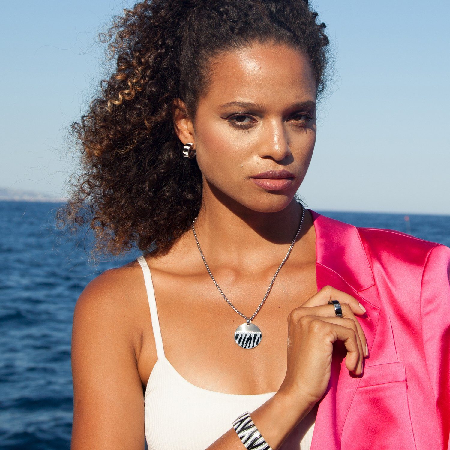 MAGNETIX WELLNESS Kettenanhänger Magnetanhänger im Zebra-Design günstig online kaufen