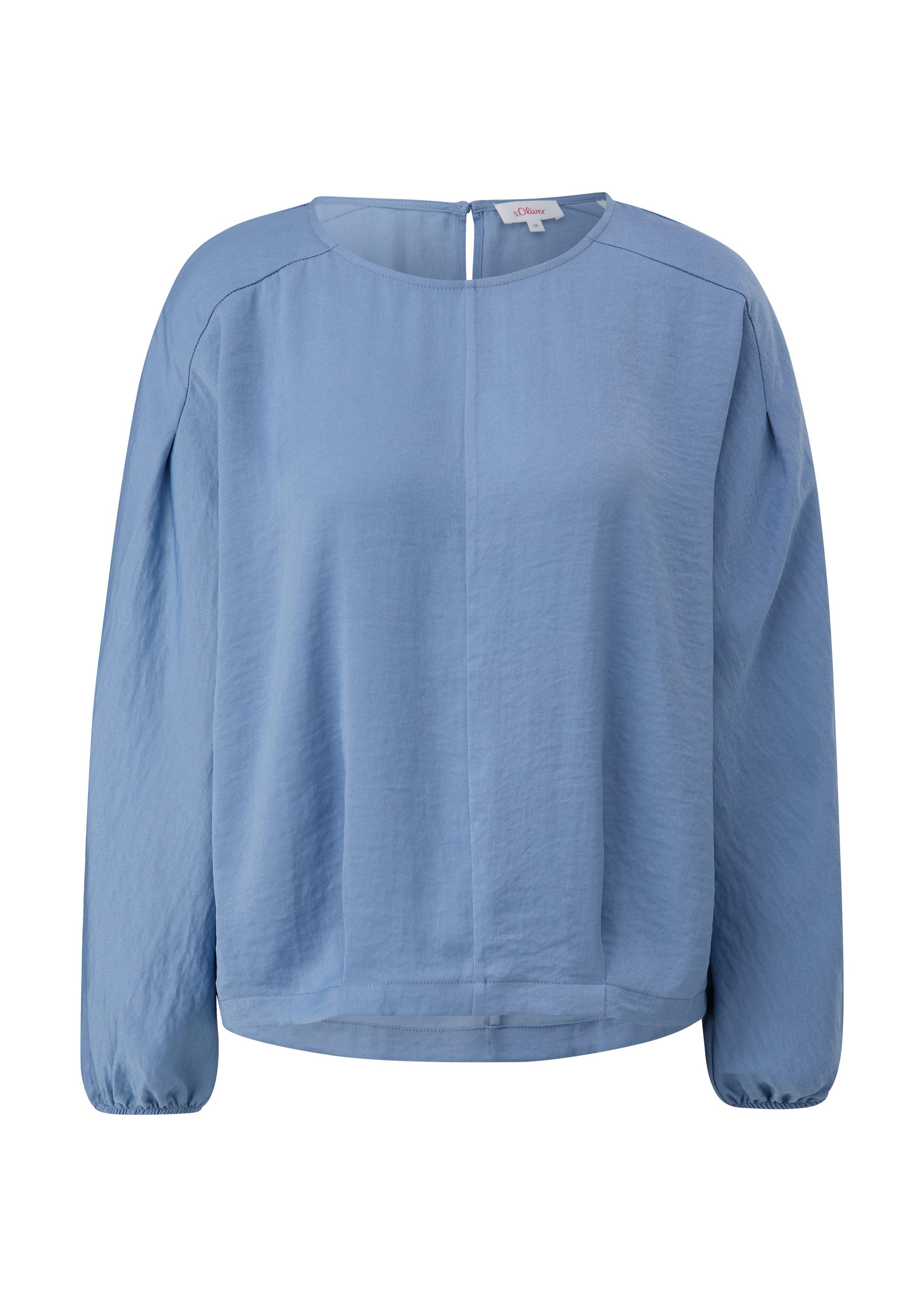 s.Oliver Langarmbluse Bluse Satinbluse im Loose günstig online kaufen