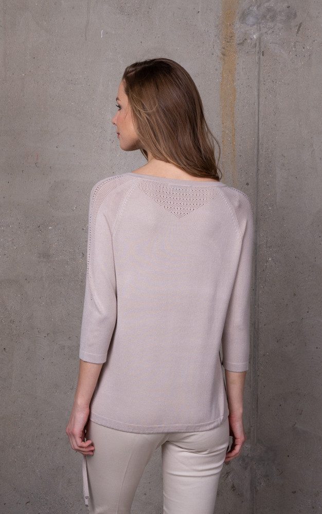 Passioni 3/4-Arm-Shirt mit kleinem V Ausschnitt – Bild 3 von 4