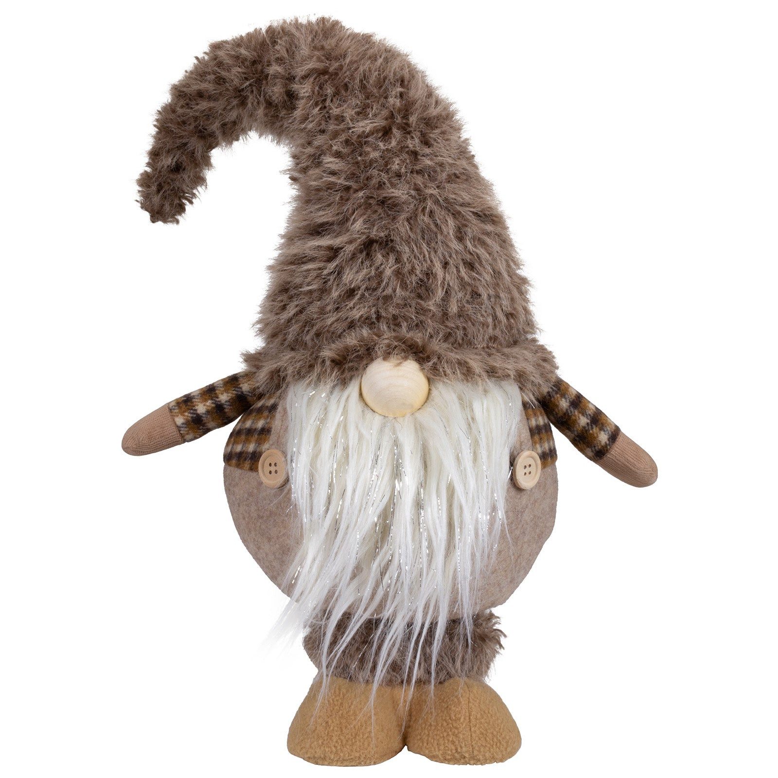 Christmas Paradise Wichtel Weihnachtsfigur 35-60 cm (55-80 cm) (Dekofigur, 1 St., Weihnachtsdeko), ausziehbare Teleskopbeine, braun
