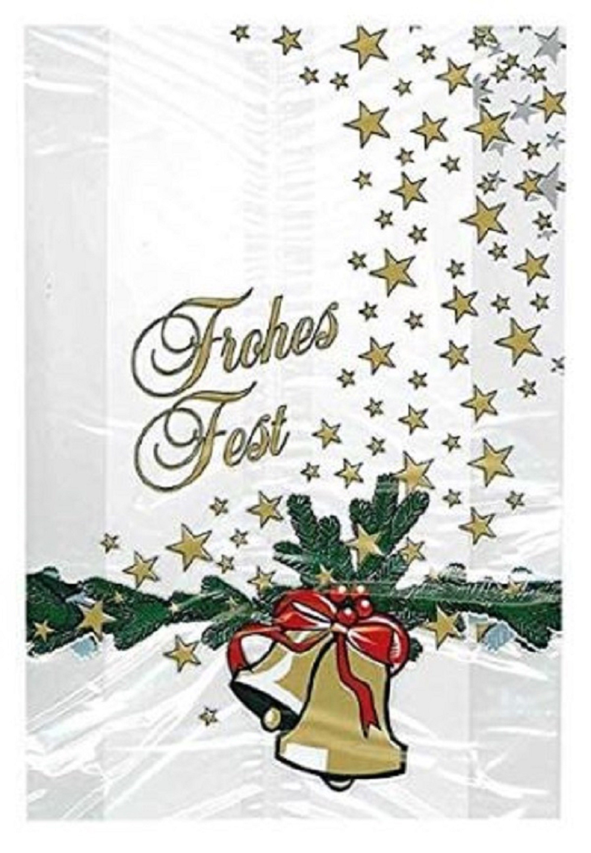 Lomatek Kuchentransportbox Stollenbeutel PP - Glocke, 10er-Pack, (10er Pack)