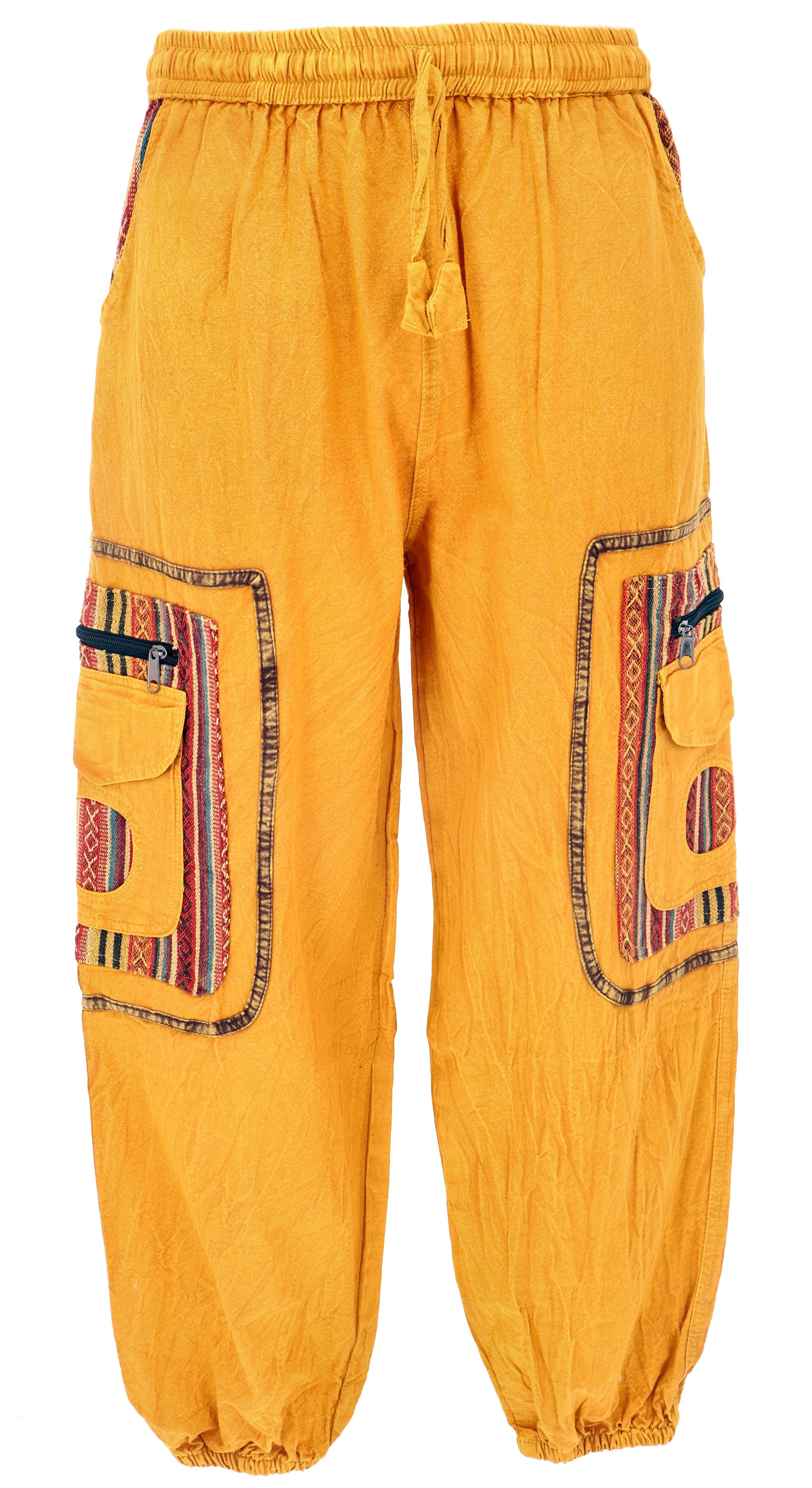 Relaxhose Yogahose, Unisex Baumwoll Goa Hose mit..