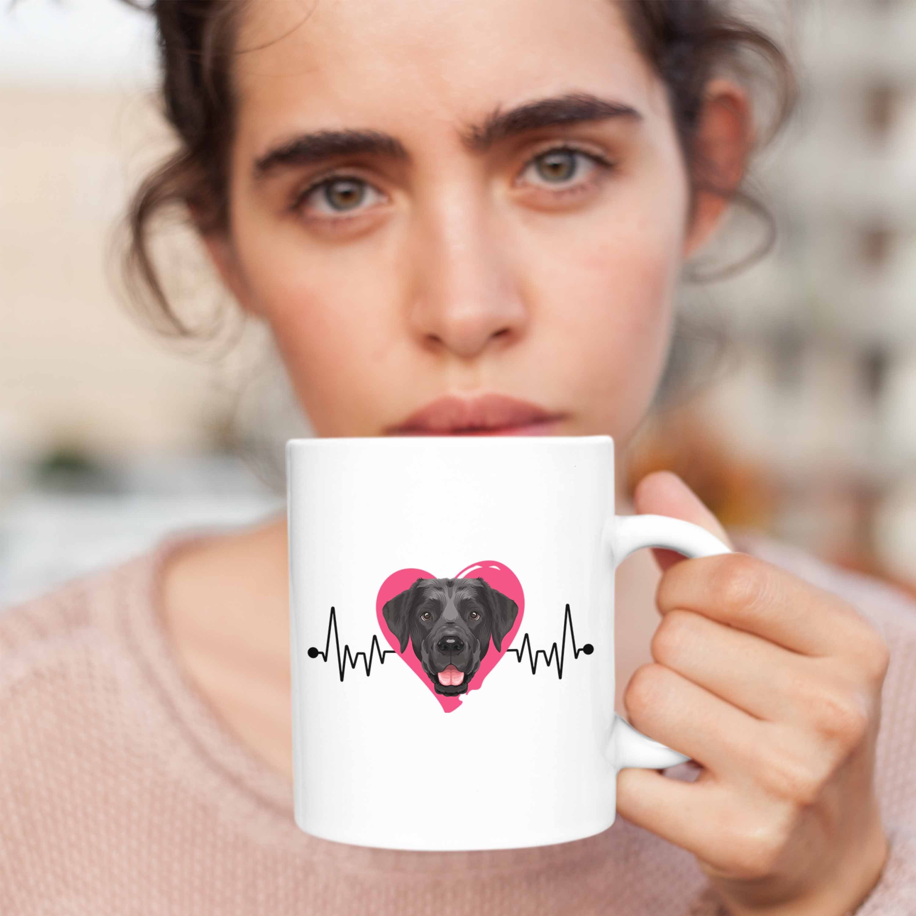 Spruch Geschenkidee Tasse Besitzer Lustiger Weiss Herzschl Tasse Geschenk Labrador Trendation