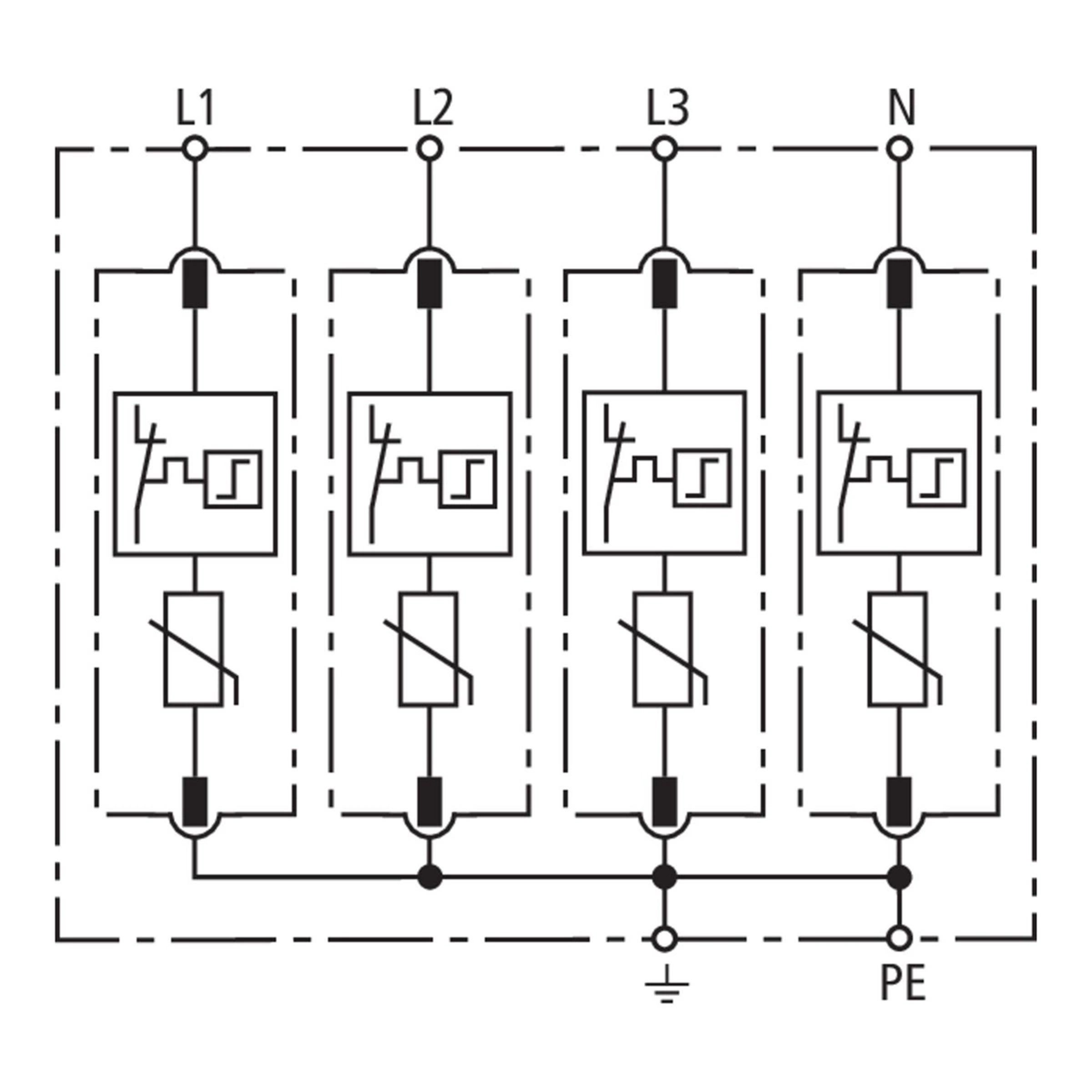 DEHN Schalter DEHNguard M TNS 275 952400 Überspannungsschutz modular (1-St)