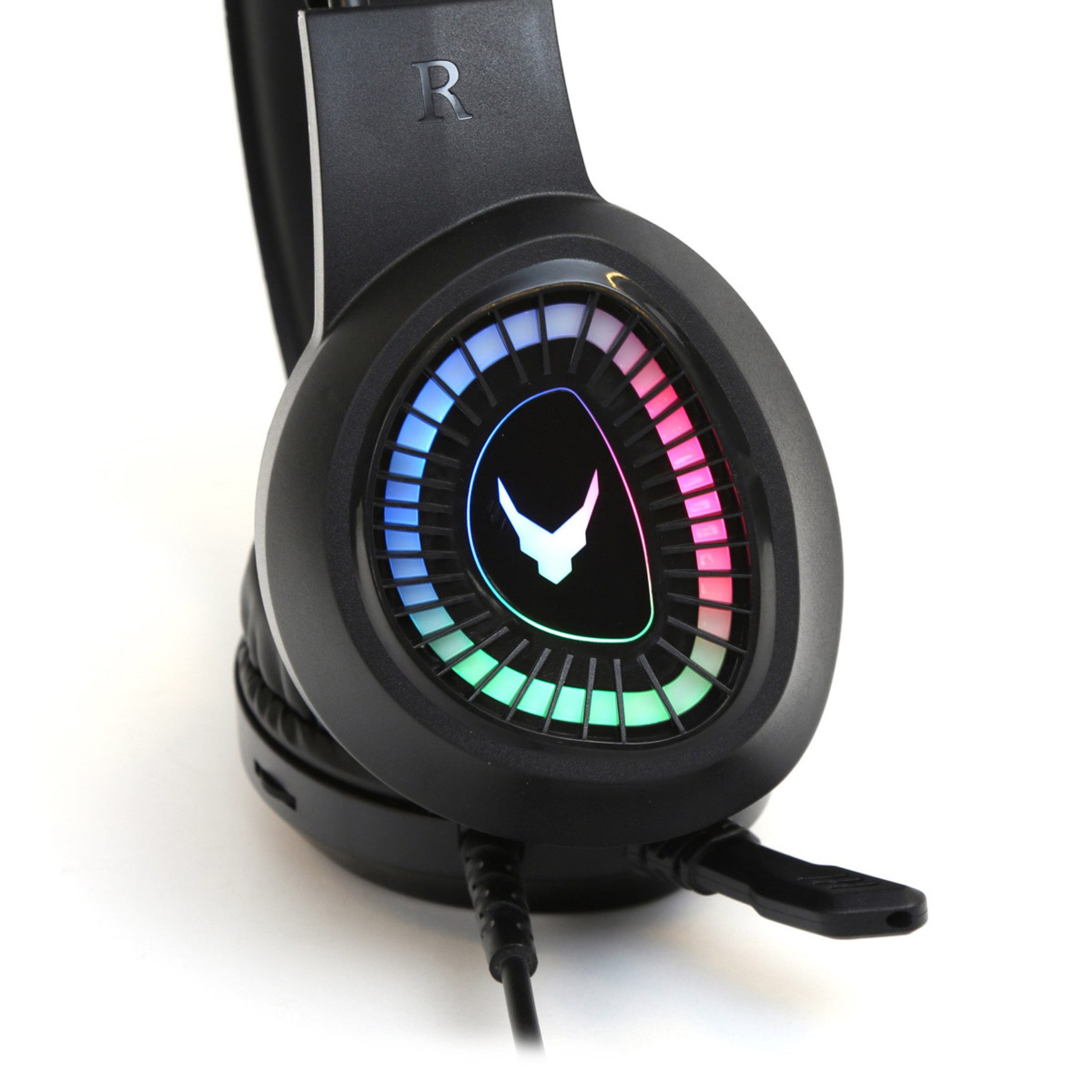 Varr Gaming Headset RGB LED mit Mikrofon und USB Anschluss Gaming-Headset