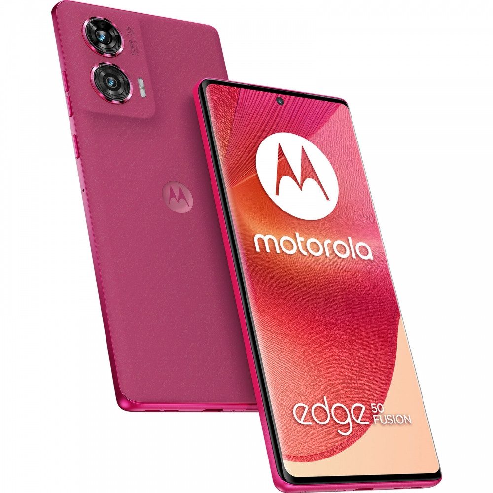 Motorola XT2429-2 Moto Edge 50 Fusion 5G 512 GB / 12 GB - Smartphone - hot pink Smartphone (6,7 Zoll, 512 GB Speicherplatz)