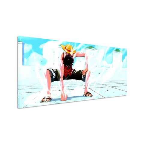 Sinus Art Leinwandbild One Piece Luffy 150x50cm