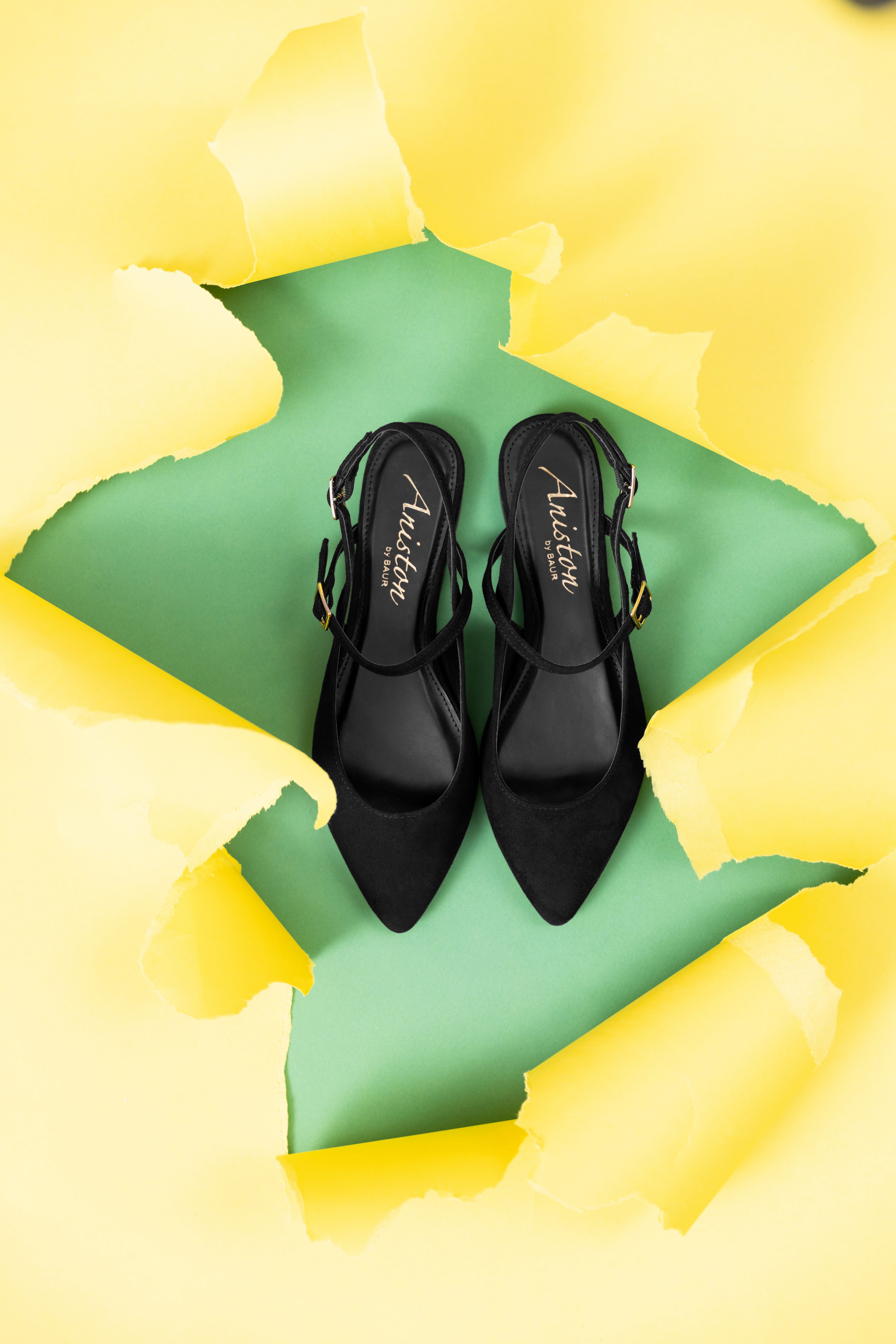 Aniston SHOES Slingpumps, Flat, Sommerschuh, Riemchensandale günstig online kaufen