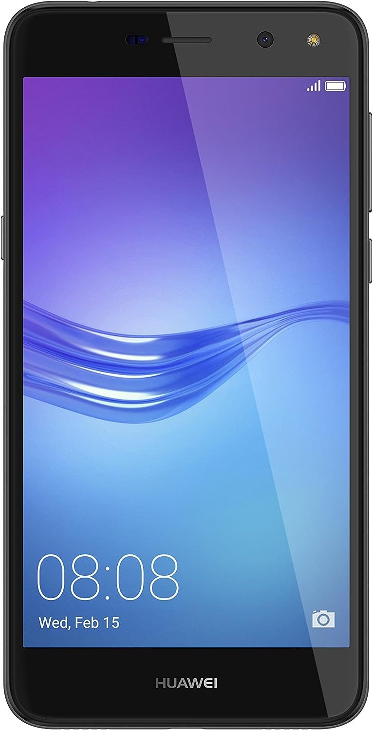 Huawei Y6 (2017) Dual Sim MYA-L41 Gray Smartphone (12,7 cm/5 Zoll, 16 GB Speicherplatz, 13 MP Kamera, Beauty Mode)