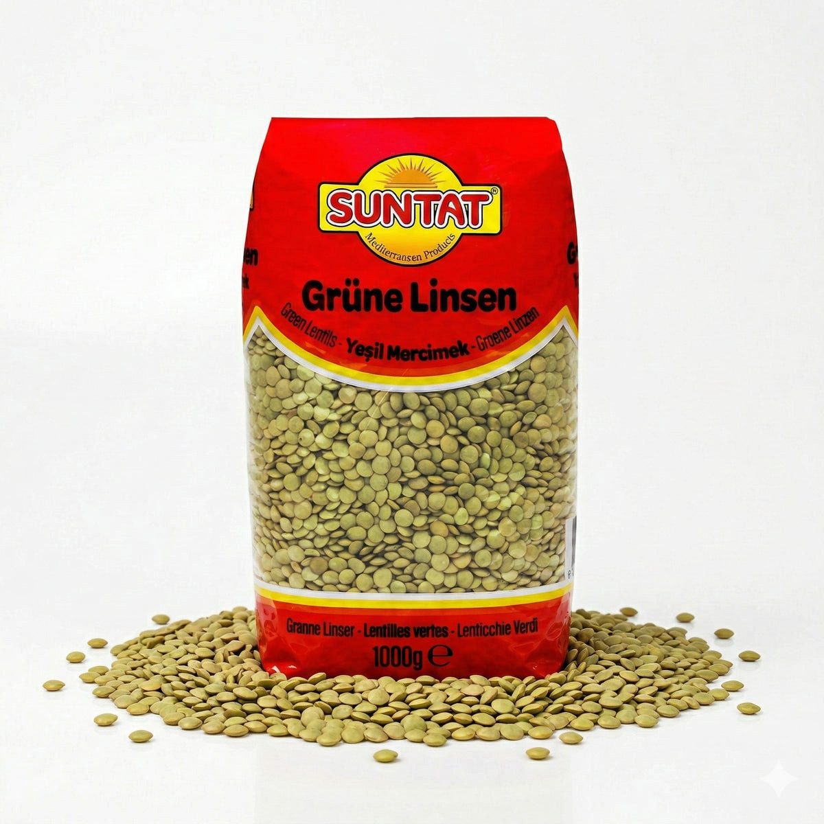 Sun Reis Suntat Grüne Linsen