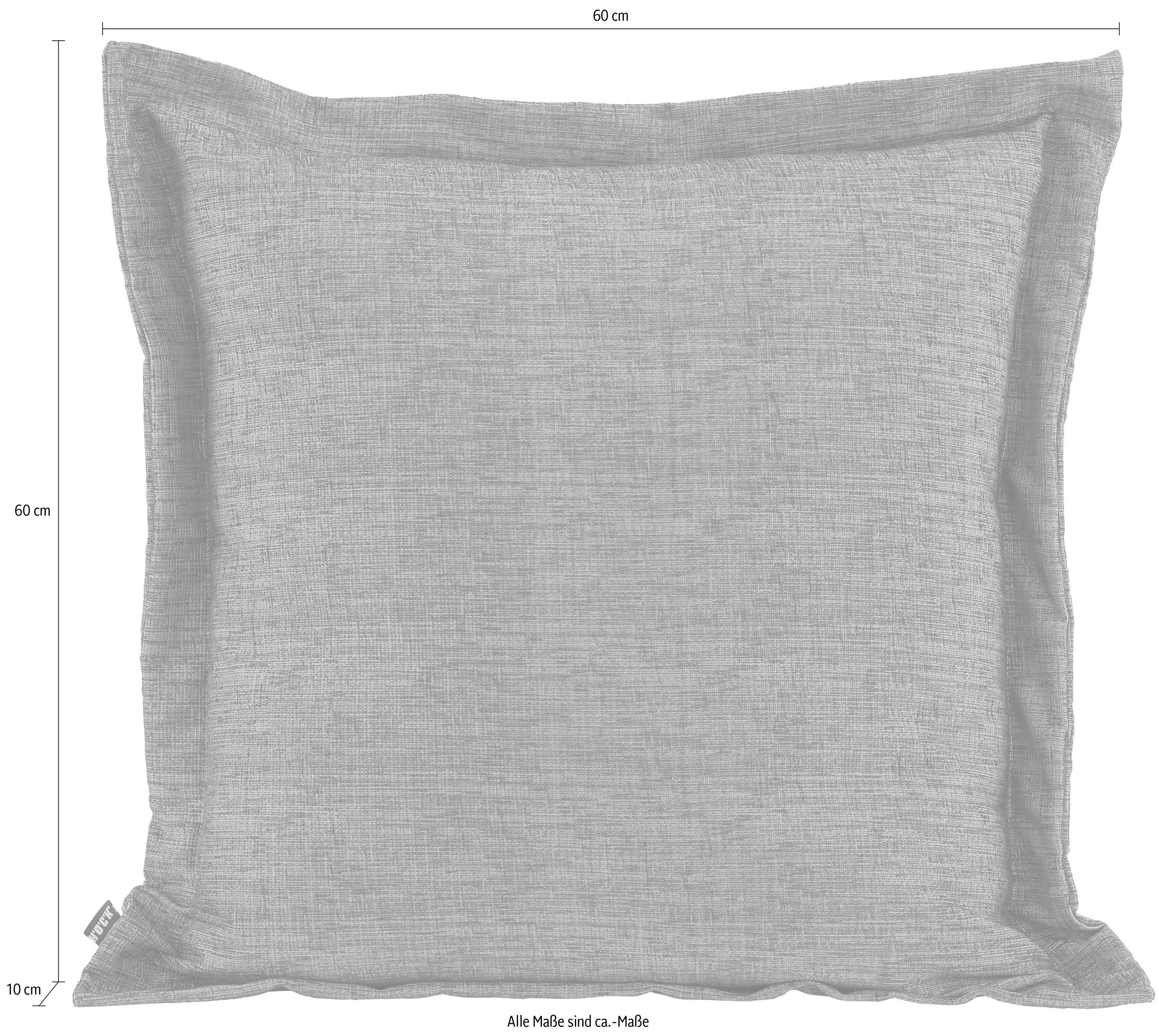 H.O.C.K. Dekokissen "Addicted" mit hübschem Stehsaum, Kissenhülle mit Füllu günstig online kaufen