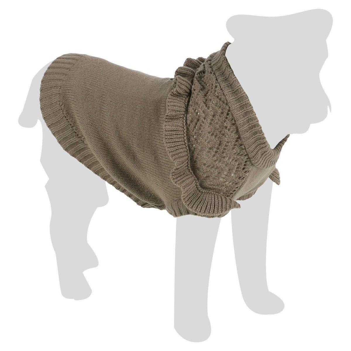 Flamingo Hundepullover Hundepullover Sady beige