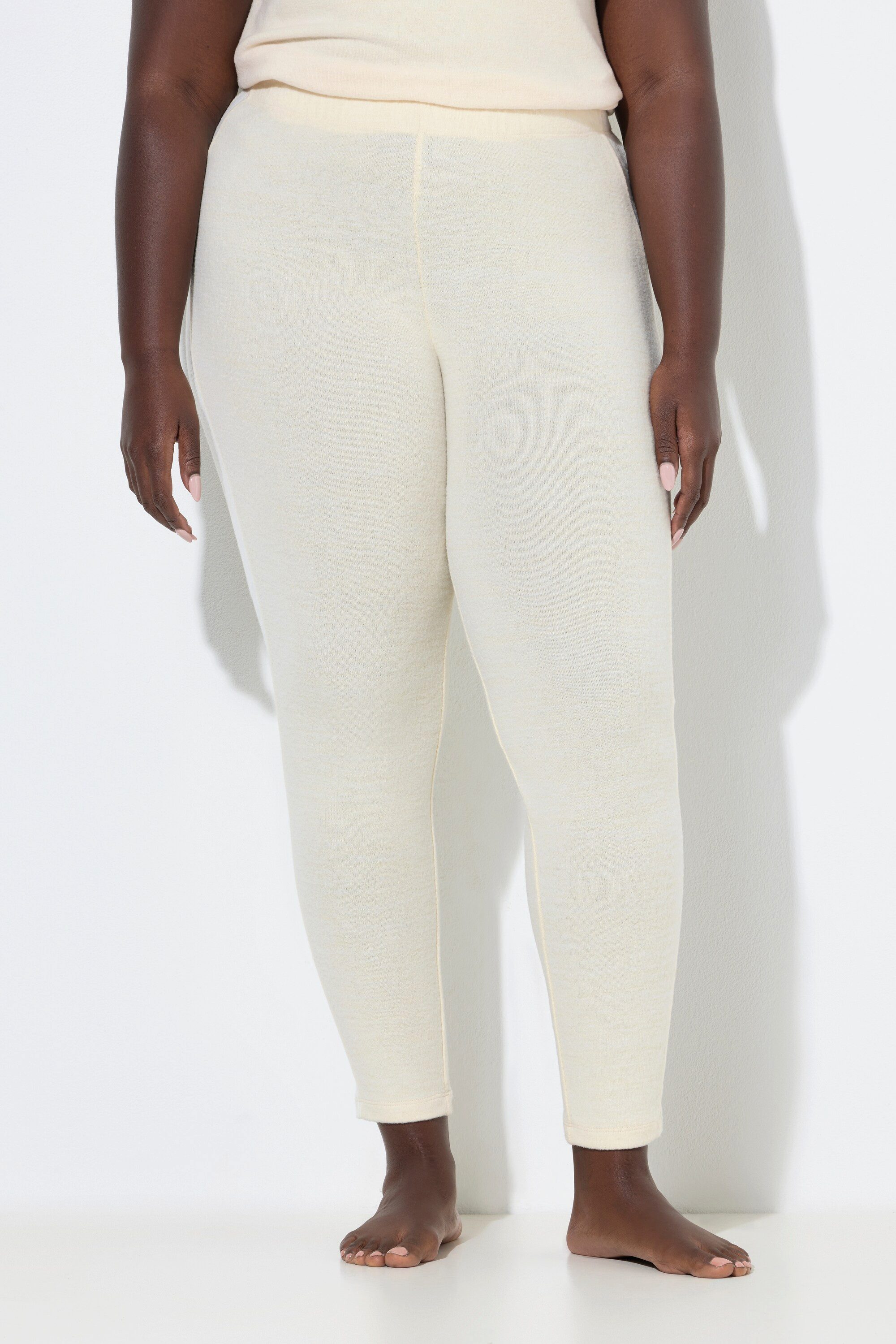 Homewearhose Loungewear-Leggings Seitenstreifen Elastikbund