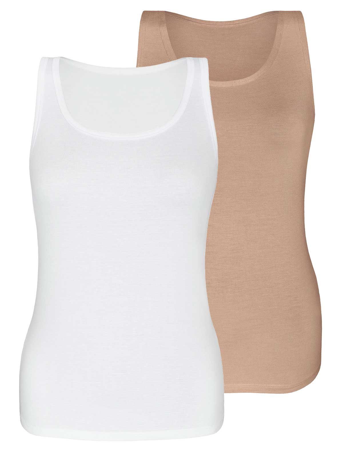 Sassa Achselhemd 2er Sparpack Top LOVELY SKIN (Spar-Set, 2-St)