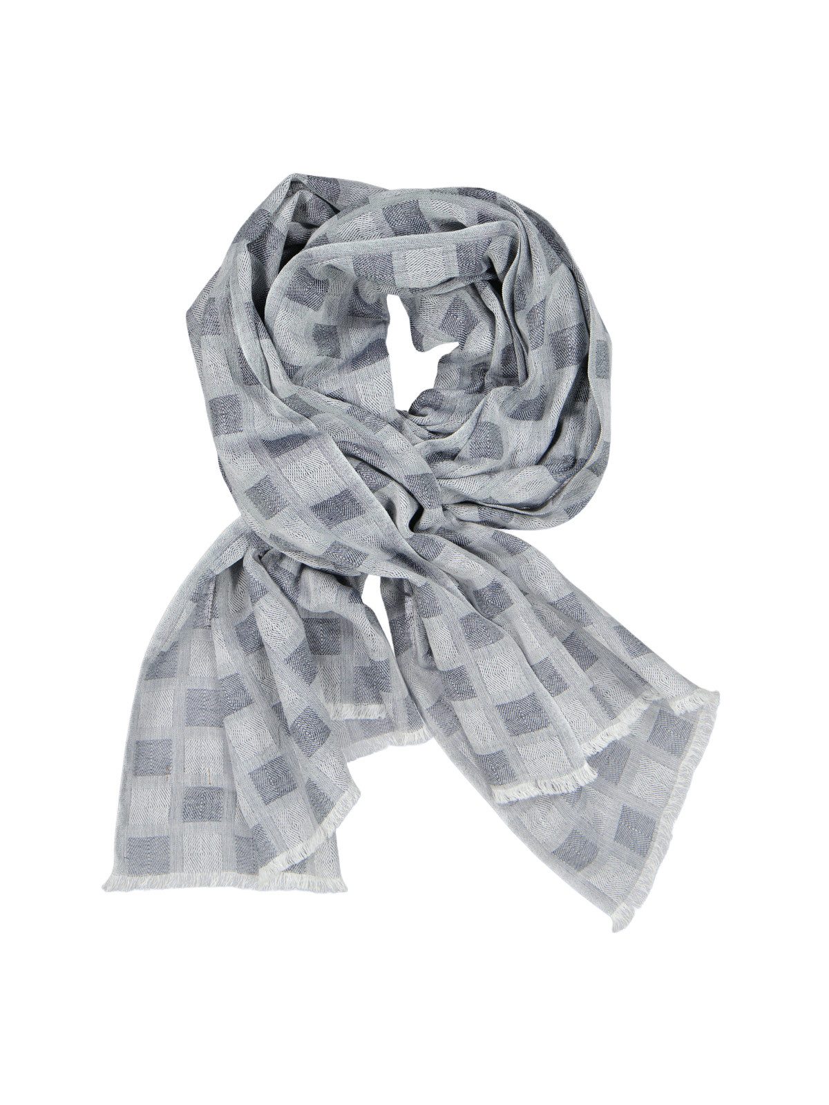 Strickschal Herren Schal uni, Marineblau