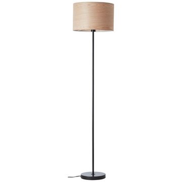 Brilliant Stehlampe Romm, Lampe, Romm Standleuchte 1flg holz hell/schwarz, 1x A60, E27, 52W, Mit