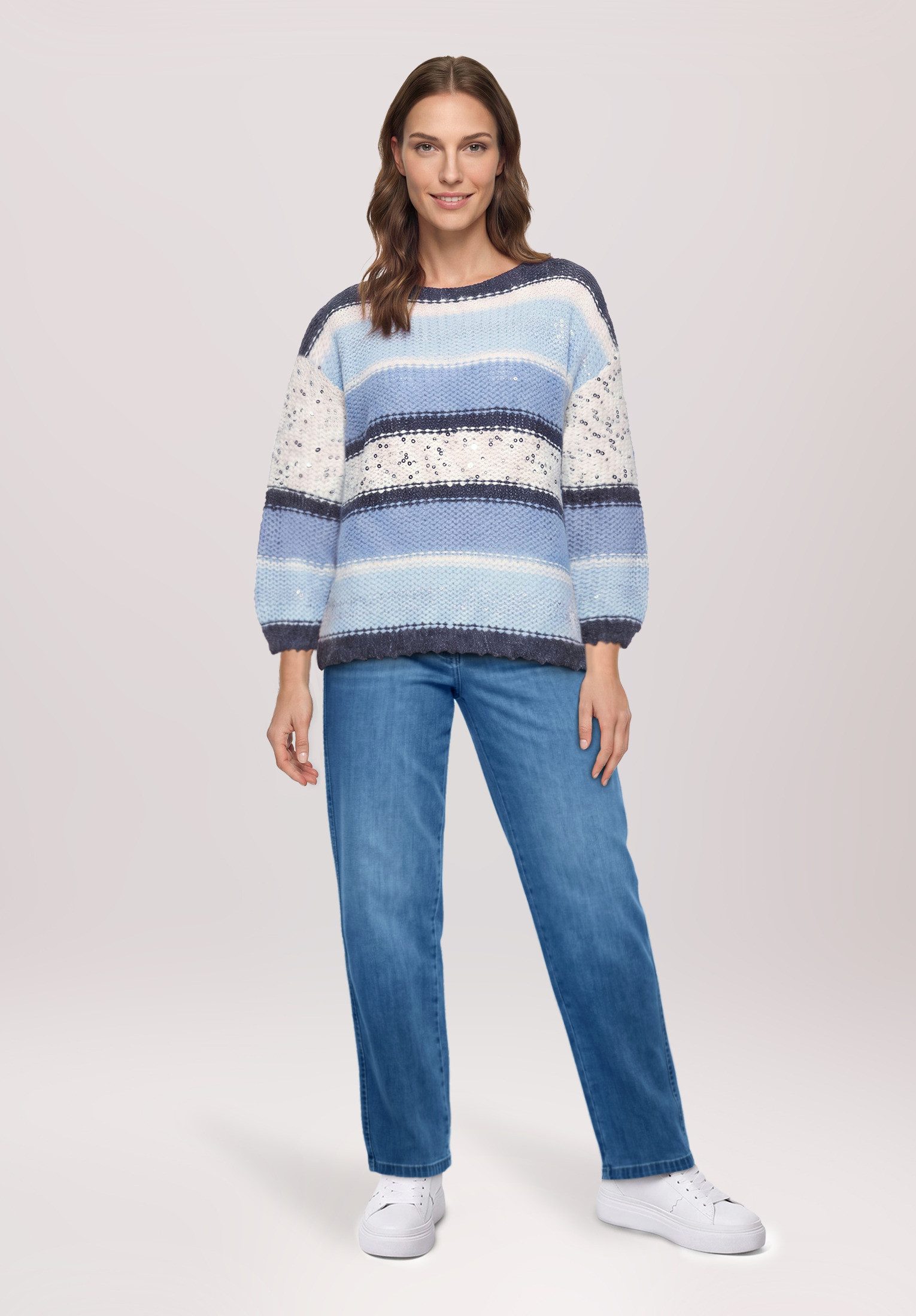 Betty Barclay Strickpullover Damen mit 3/4 Arm (1-tlg)