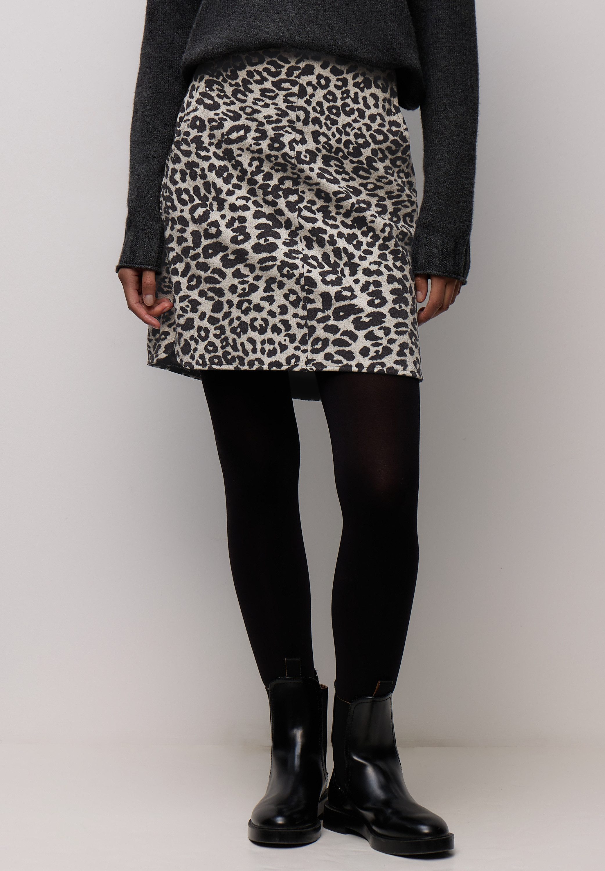 STREET ONE Minirock in Wolloptik günstig online kaufen