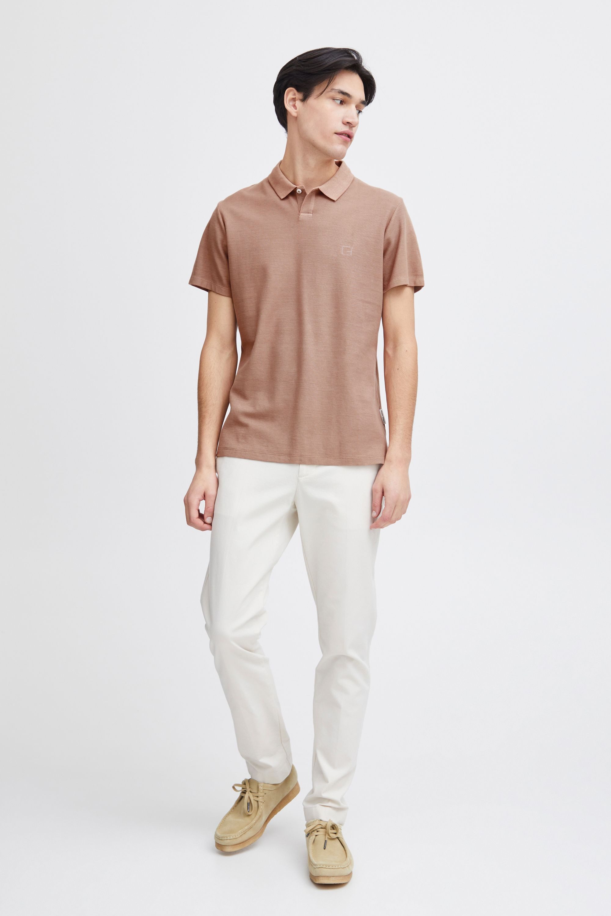 Casual Friday Poloshirt CFTristan Modernes Poloshirt mit Knopfleiste