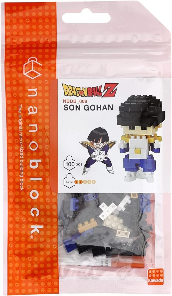 Crunchyroll 3D-Puzzle Nanoblock - Dragonball Z - Son Gohan - 100 Teile, Puzzleteile