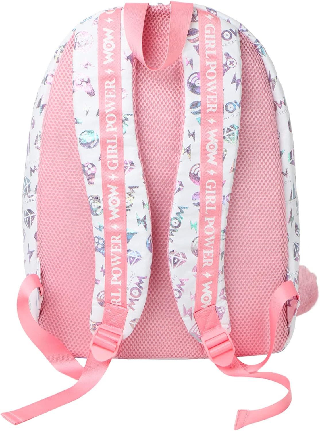 Kids Euroswan Rucksack WOW GENERATION Rucksack Rose/Weiß 39cm – Einzigartig Sein!