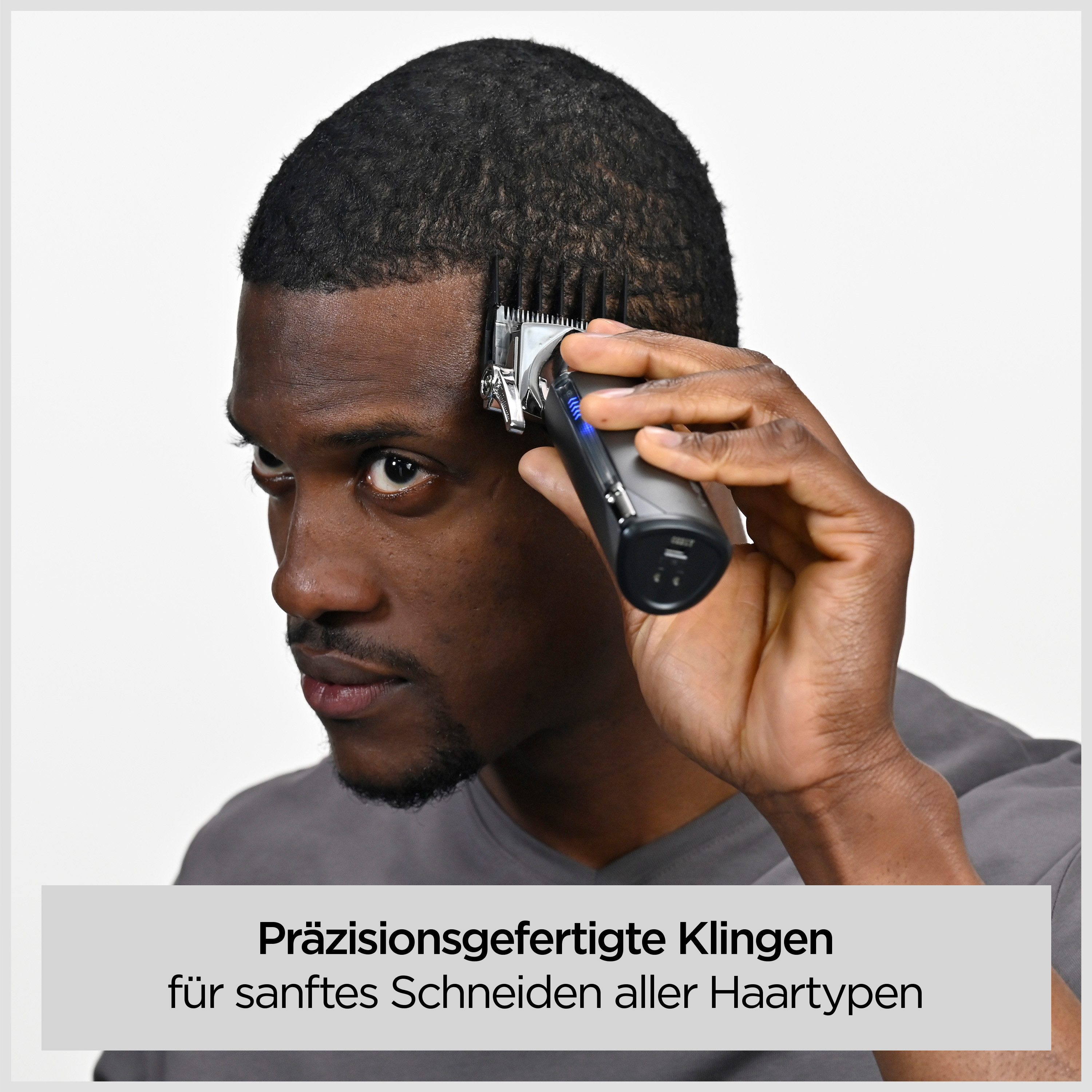 BaByliss Haarschneider BaByliss Super X-Metal Haarschneider professionell, E996E, Haarschneidemaschinen Set mit 10 Aufsätzen und 50 Schnittlängen