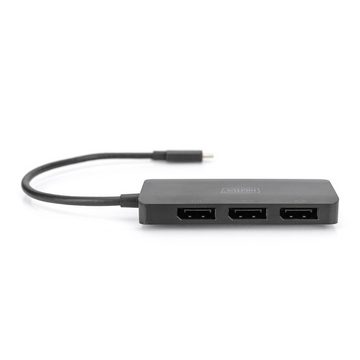 Digitus Digitus DS-45334 DisplayPort / USB-C® Adapter [1x USB-C® - 3x DisplayP TV-Adapter