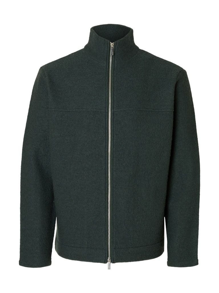 SELECTED HOMME Strickjacke SLHNEALY LS KNIT FULL ZIP