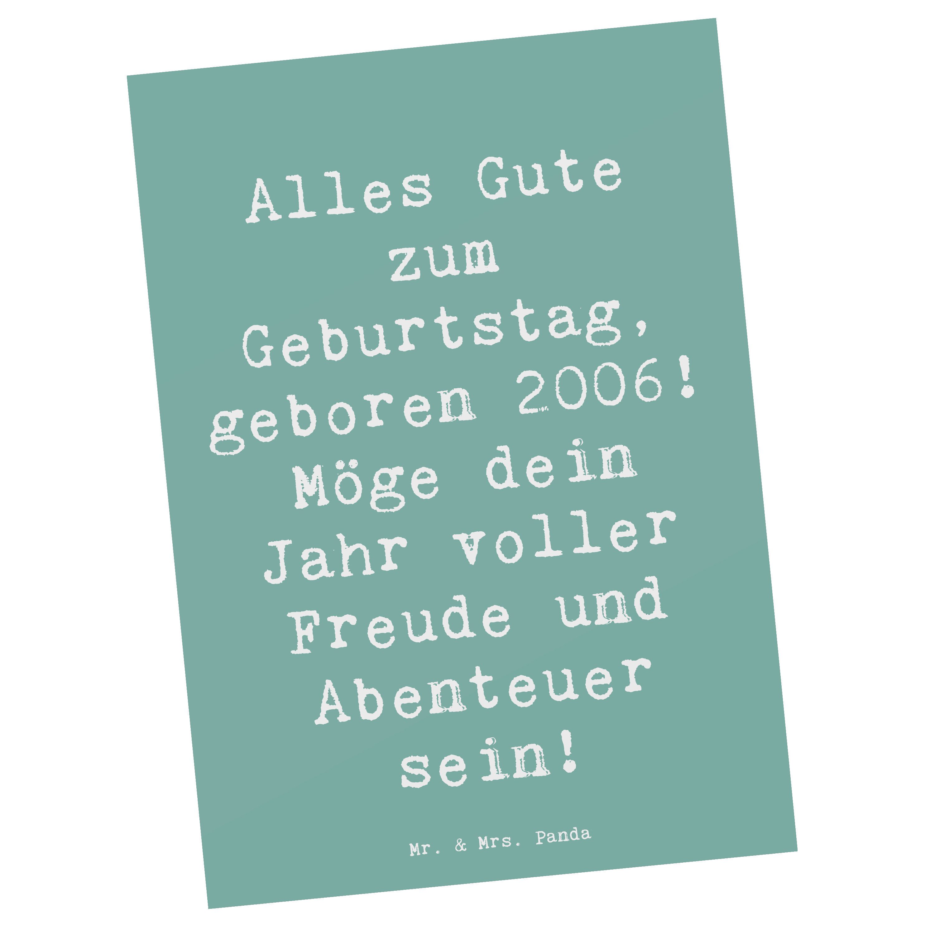 Postkarte 2006 Geburtstag - Meeresbrise - Geschenk, Geburtstag 2006, Geschenk 2