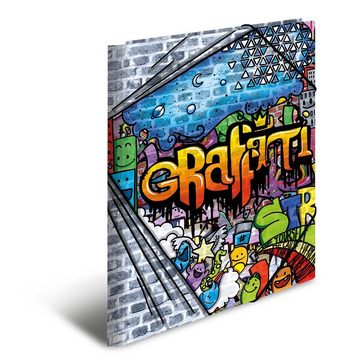 HERMA Organisationsmappe Sammelmappe DIN A3 Kunststoff Graffiti