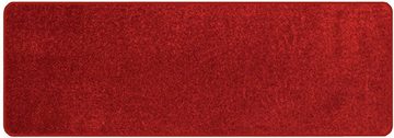 Läufer Teppich MUMBAI, Primaflor-Ideen in Textil, rechteckig, Höhe: 13 mm, Teppich-Läufer, weicher Kurzflor, Uni-Farben