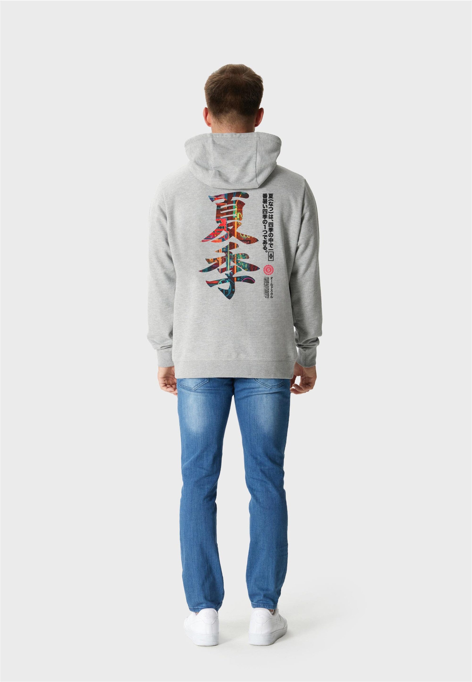 Oldskull Kapuzensweatshirt ASIAN KANJI STREET GRAPHIC mit fernöstlichem Mot günstig online kaufen