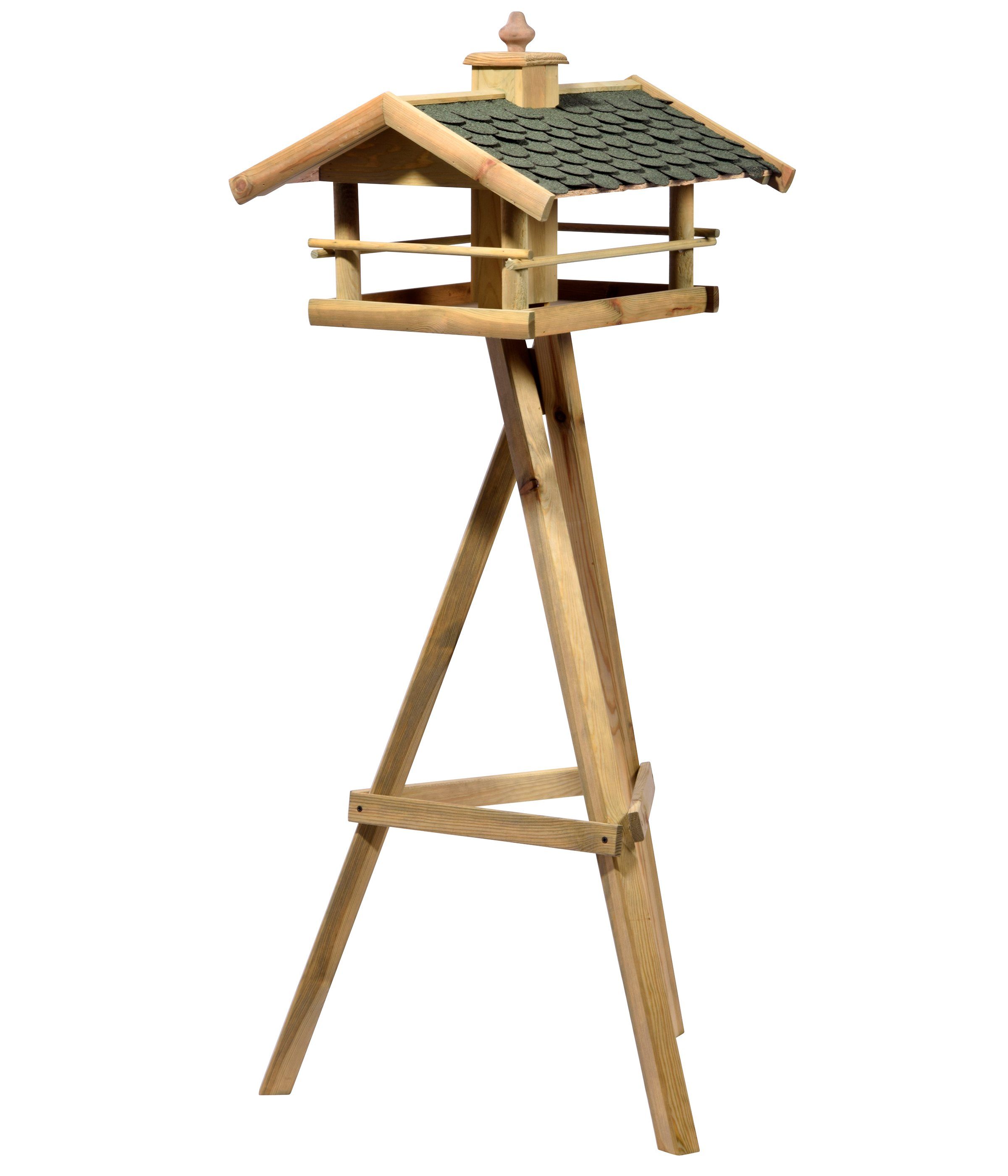 Vogelhaus Natura Vogelhaus Kaiserwinkel, 62 x 68 x 144 cm, Holz / Bitumen