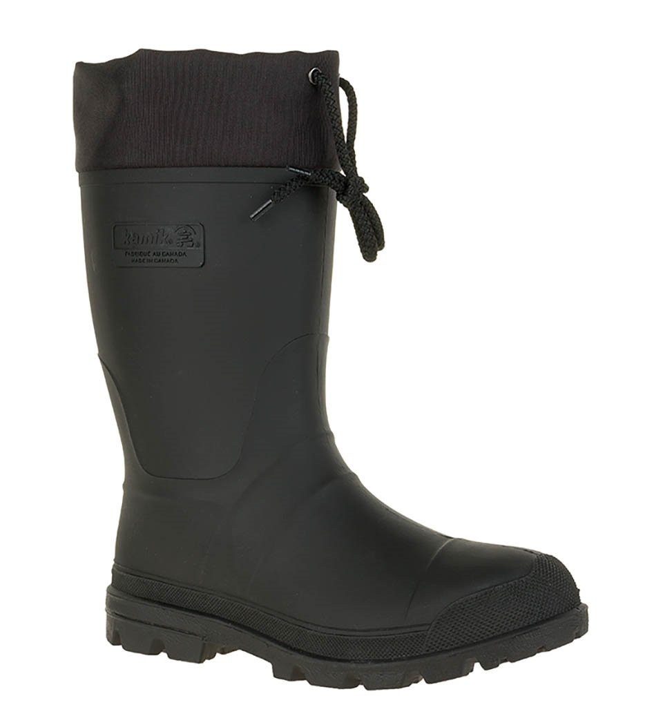 Kamik Резиновые сапоги Icebreaker mit Innenfutter schwarz Herren Winterstiefel