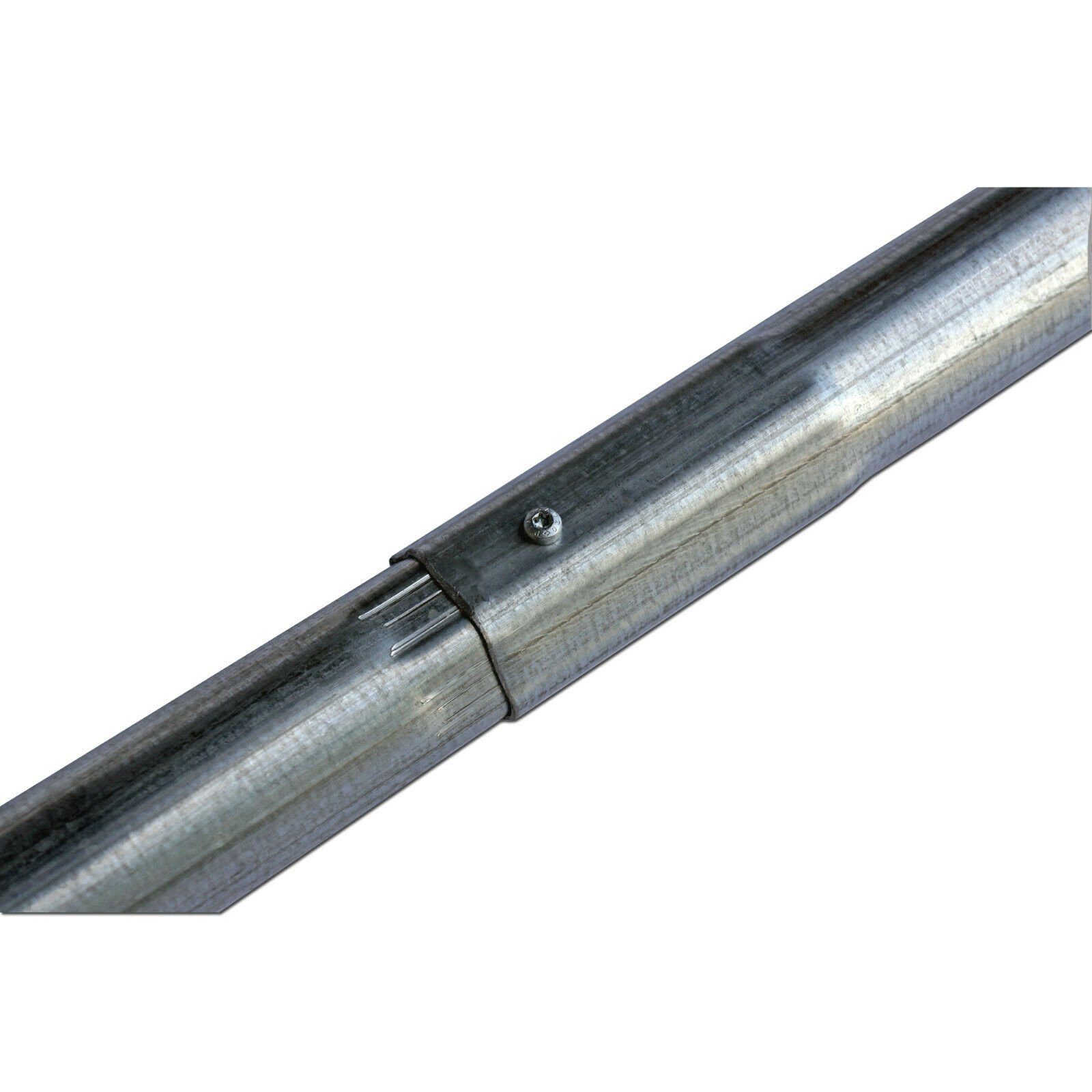 EasyMount SAT-Halterung Steckmast Set Stahl ø 48mm 190cm aus verzinktem Stahl mit Mastkappe – Bild 2 von 5