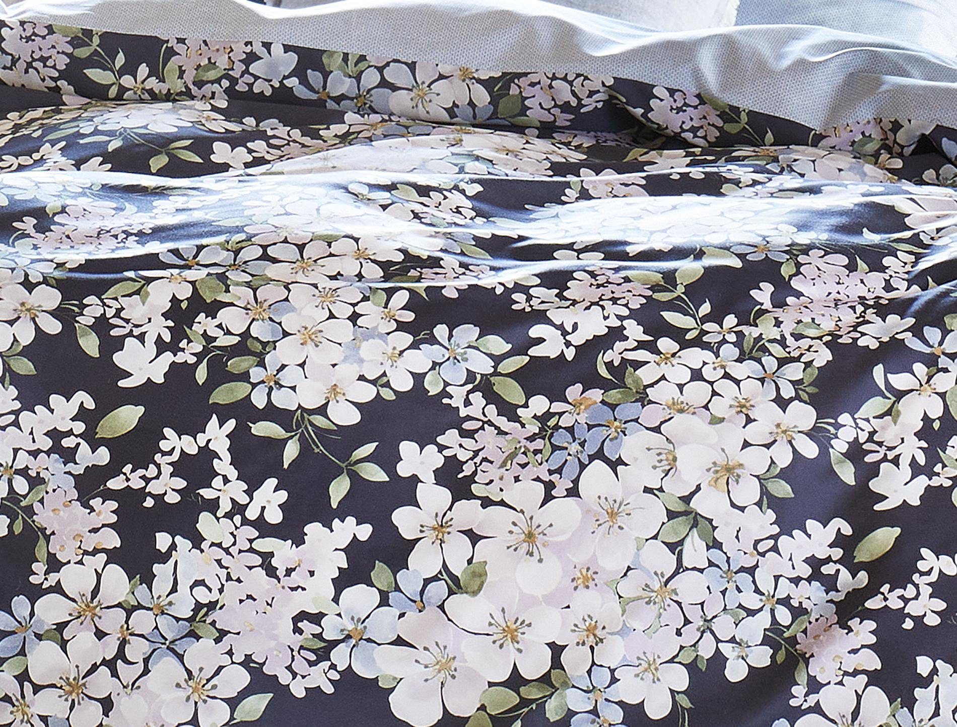 Irisette Wendebettwäsche Crown-K 8453, Mako-Satin, 2 teilig, edler Digitaldruck