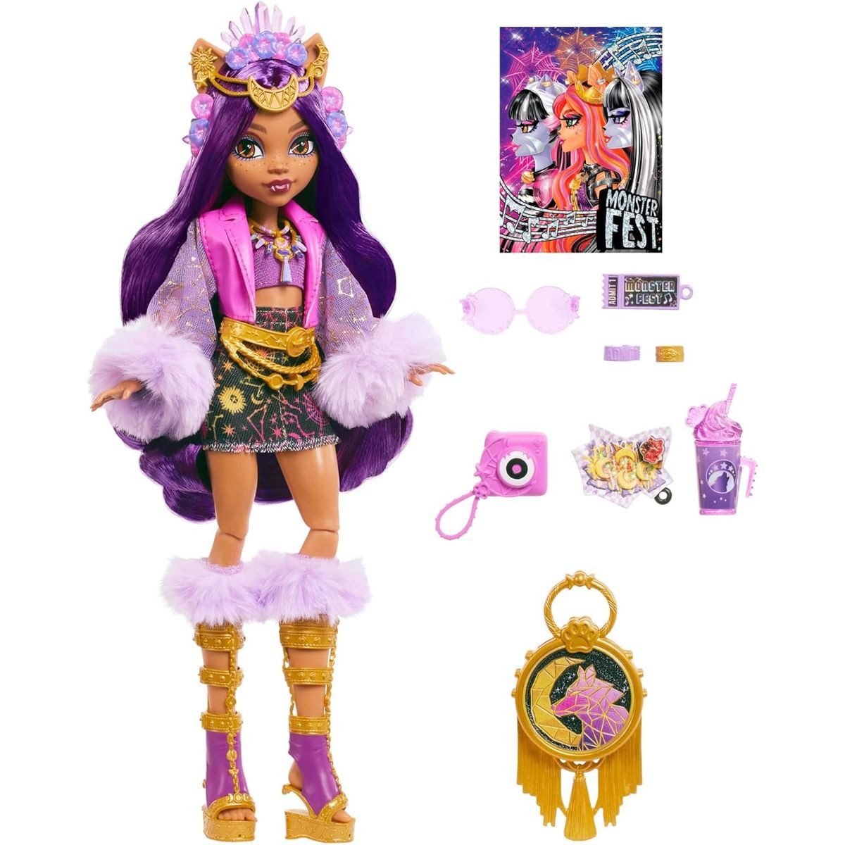 Mattel® Stehpuppe Mattel HXH80 - Monster High - Monster Fest Clawdeen Puppe günstig online kaufen