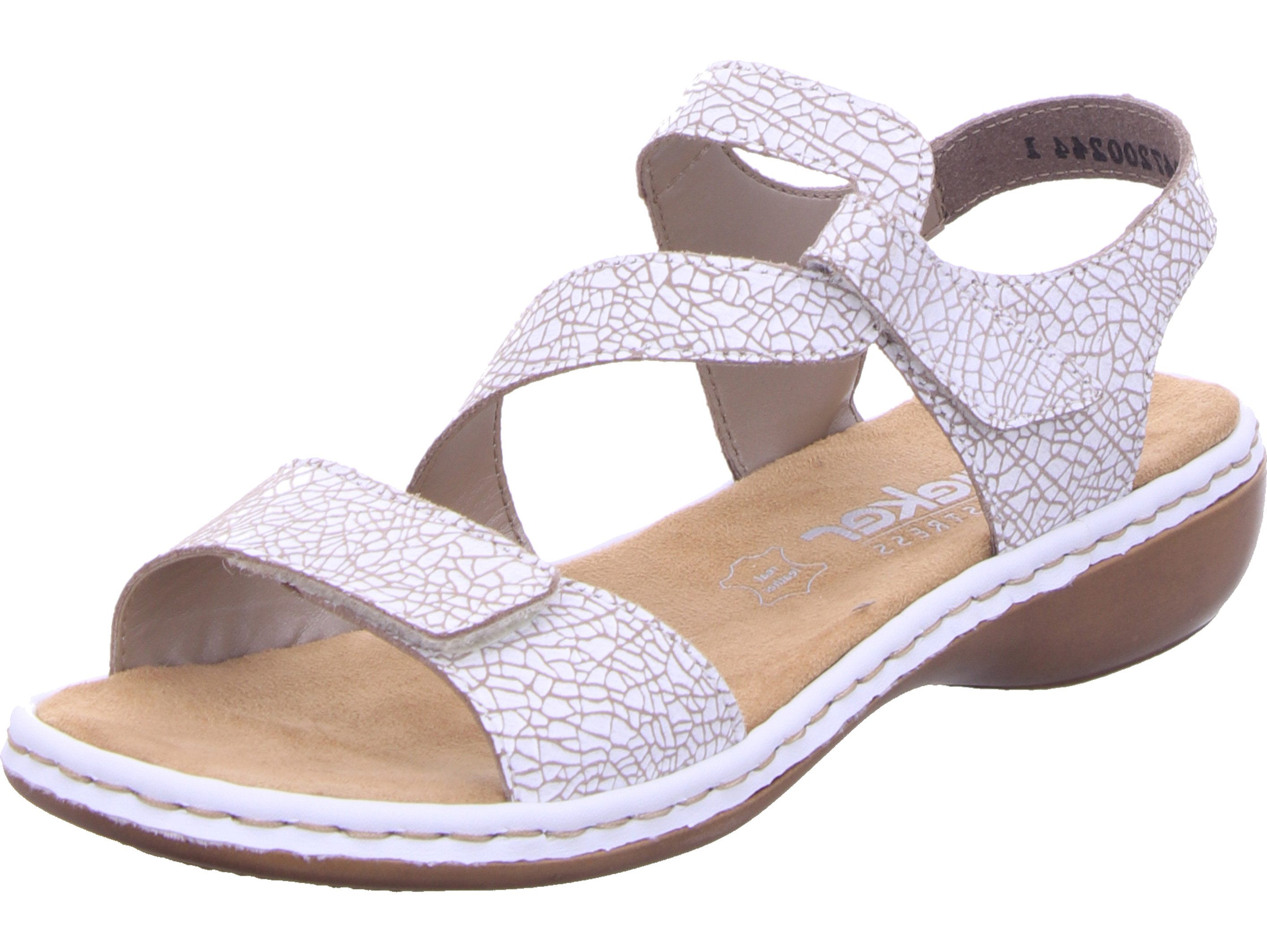 Rieker Keilsandalette echtes Leder. Reduzierter Preis € 61,05. Unverbindliche Preisempfehlung € 69,95