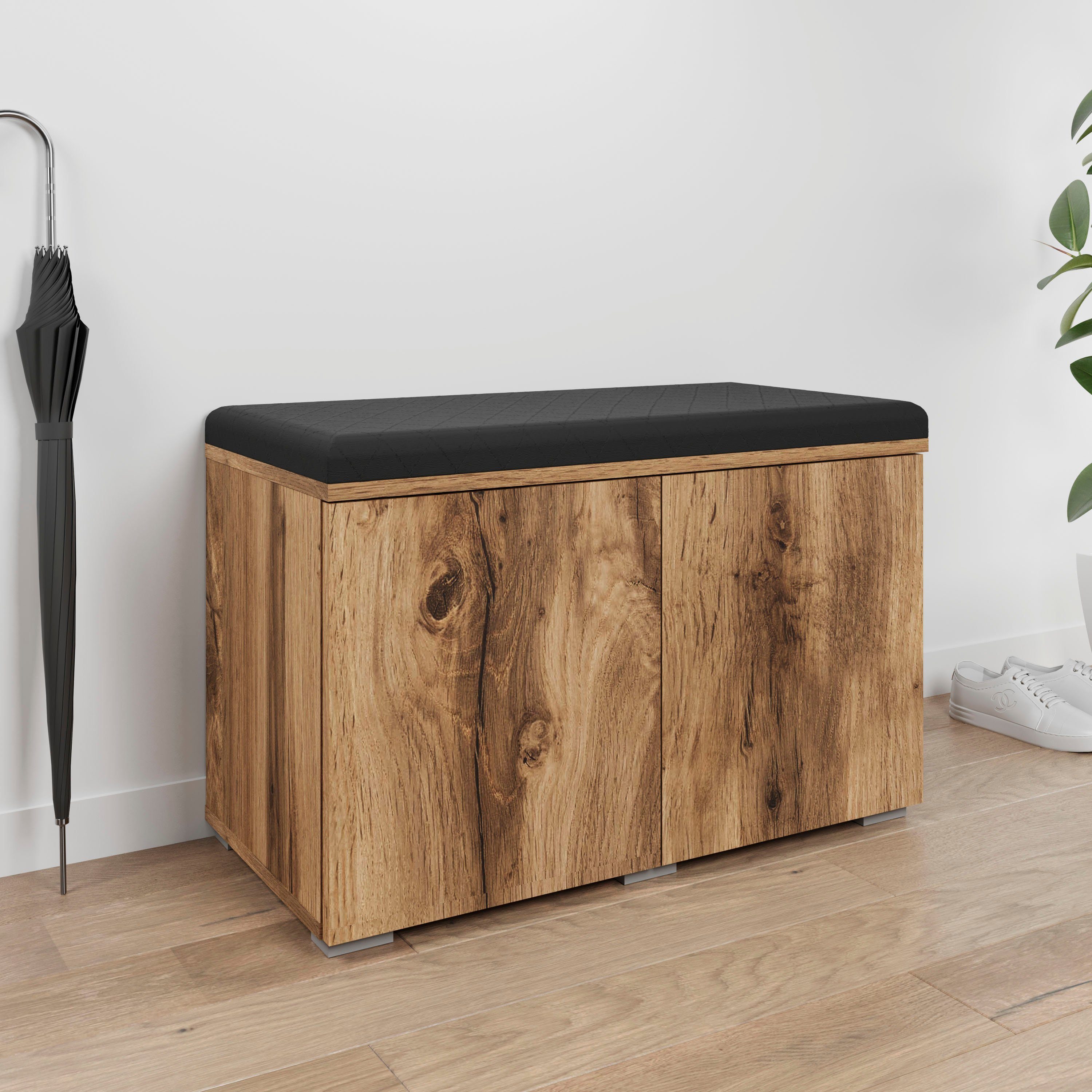 INOSIGN Sitzbank Paris (inkl. Sitzkissen), moderne Truhenbank B/T/H 70x35x4 günstig online kaufen