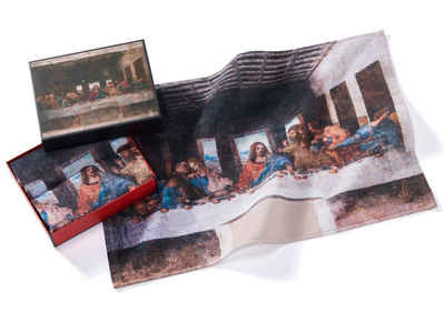 MuseARTa Gästehandtücher »Leonardo da Vinci - Das letzte Abendmahl«, Baumwolle (2-St), MuseARTa Gästehandtücher (2 Stück), Kunstwerke Gästehandtücher ca.60x40 cm Geschenkbox