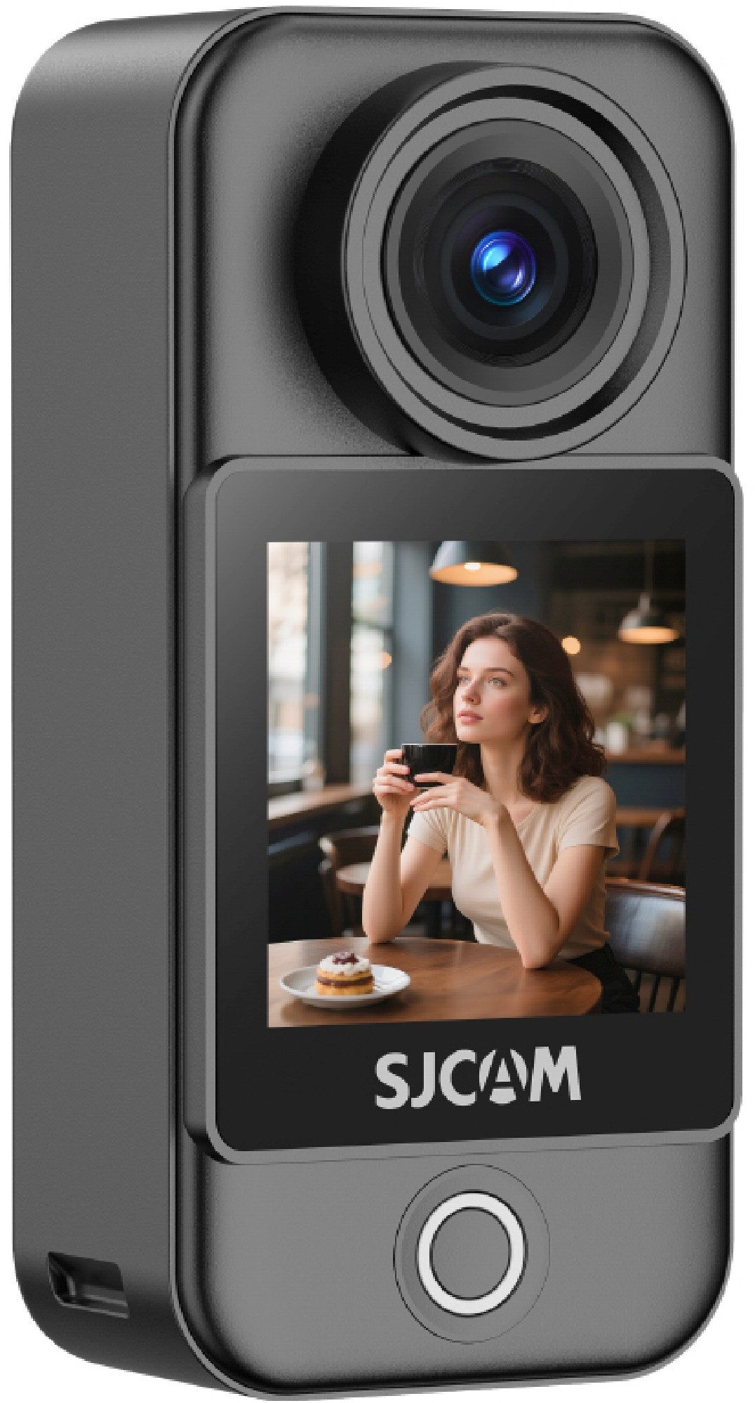 SJCAM Motorradhelm C400 3-in-1 Handheld Action Pocket Kamera, Wasserdicht, Bluetooth