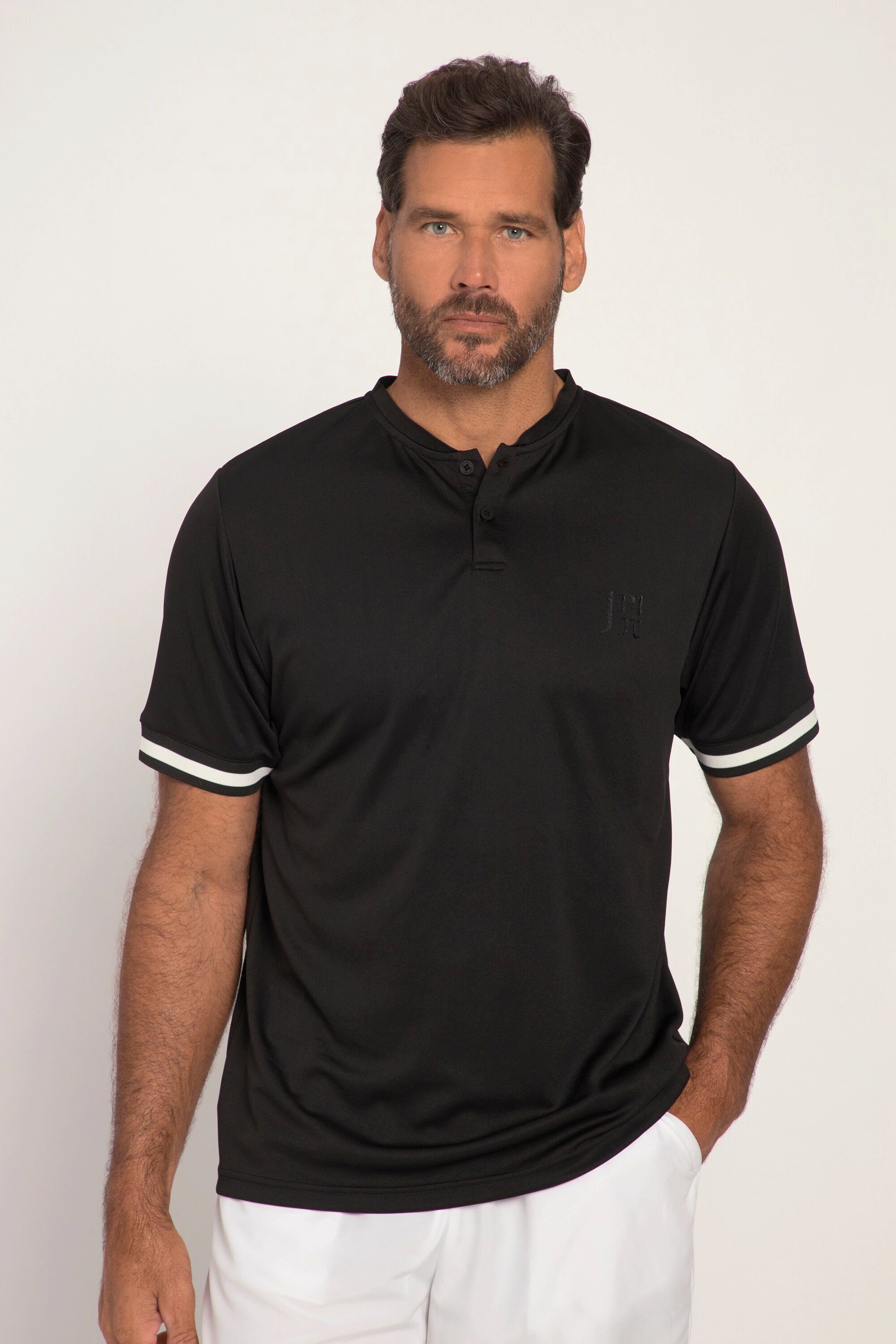 JP1880 T-Shirt Henley FLEXNAMIC® Tennis Halbarm