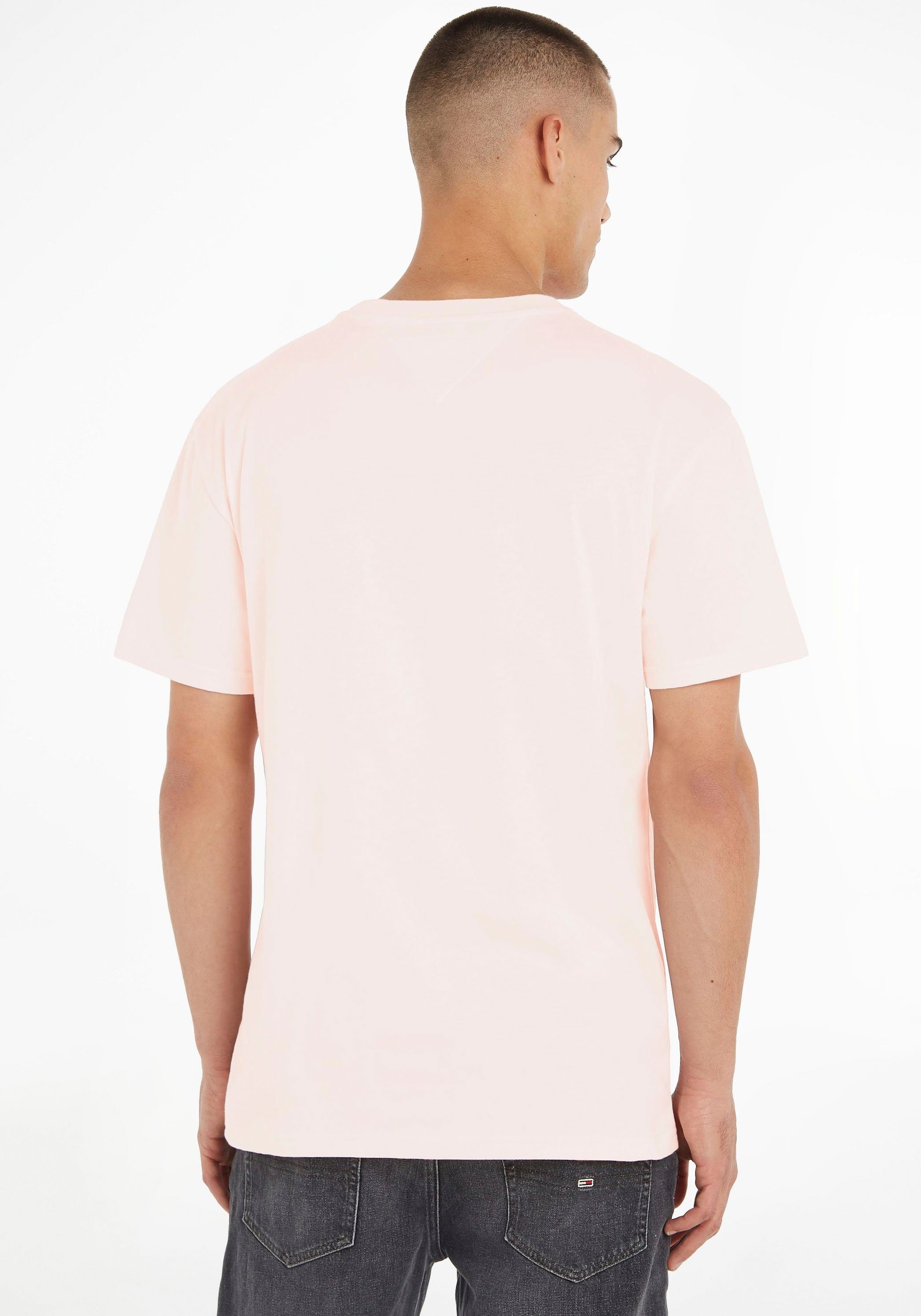 Tommy Jeans T-Shirt TEXT Pink TJM TEE Faint CLSC SMALL