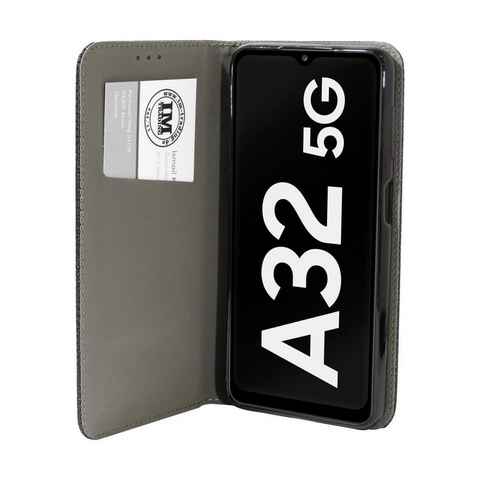 cofi1453 Handyhülle cofi1453 Buch Tasche "Smart" kompatibel mit SAMSUN, Buch Tasche "Smart" kompatibel mit SAMSUNG GALAXY A32 5G Handy Hülle Etui Brieftasche Schutzhülle mit Standfunktion, Kartenfach