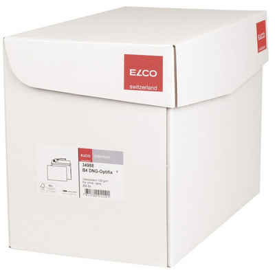 ELCO Fotopapier Briefumschlag Office Box mit Deckel - B4, weiß, haftklebend, ohne